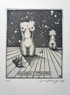 *KP* Waygart Jerzy - Ex libris V. Stransky, C4+C5, 1984