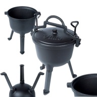 Kociołek żeliwny 4L na ognisko garnek myśliwski węgierski grill duszonki