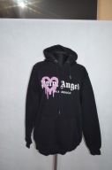 PALM ANGELS LOGOWANA BLUZA LOGO OVERSIZE KANGURKA Z KAPTUREM KAPTUR