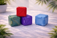 Antystresowa kostka fidget 3D multikolor unikalna zabawka