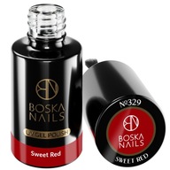 Boska Nails Lakier Hybrydowy do paznokci czerwony No 329 Sweet Red SEOL