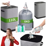 POJEMNIK KOSZ NA BUTELKI PUSZKI PLASTIKOWE ZWROTNE KAUCYJNE DO SEGREGACJI