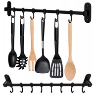 WIESZAK NA PRZYBORY KUCHENNE RELING UCHWYT HACZYKI ORGANIZER DO KUCHNI LOFT