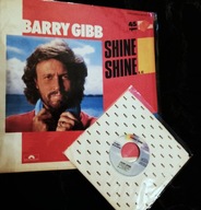 BARRY GIBB MAXISINGIEL SHINE SHINE LP12/45 SPECIAL MAXI VERSION + singiel