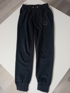 Armani Jeans AJ czarne spodnie sportowe dresowe r M