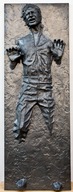 HAN SOLO W CARBONICIE 1:1 185cm x 66cm star wars rzeźba
