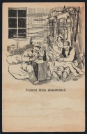 A349 ŻOŁNIERZE WIECZORNA IDYLLA LANDSTURMU ZAKWATEROWANIE KUK AUSTRO-WĘGRY