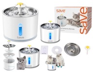 MISKA POIDEŁKO FONTANNA DLA KOTA PSA AUTOMATYCZNE POIDŁO + FILTR CICHA 2,4L