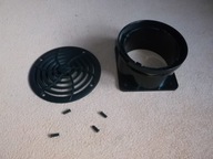 Tunel powietrzny do obudowy komputerowej + KRATKA+ wkręty