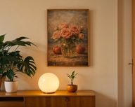 Plakat na ścianę A3 bukiet róż – klasyczna martwa natura | bez ramki