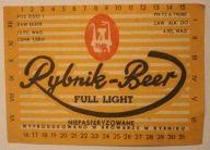 ETYKIETA - Rybnik - Beer FULL LIGHT - RZADKOŚĆ