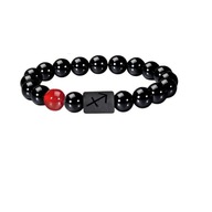 Bransoletka Strzelec Znak Zodiaku Kamień Naturalny Agat Prezent Kobieta