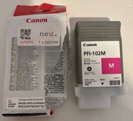 Tusz Canon PFI-102M 0897B001 magenta WAGA 178 GRAM DATA 2023/03 ORYGINAŁ