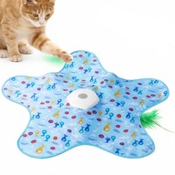 ELEKTRONICZNA ZABAWKA DLA KOTA GRA POLOWANIA NA MYSZY + PIŁKA