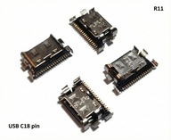 Gniazdo USB C do lutowania 18 PIN 3.1 SMD Huawei Samsung Lenovo (r11)