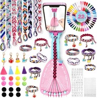 ZESTAW DO TWORZENIA BRANSOLETEK WARKOCZYKÓW 19 KOLORÓW KOLOROWE DIY PREZENT