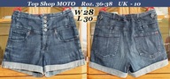 TopShop Krótkie Jeansowe spodenki Roz.36