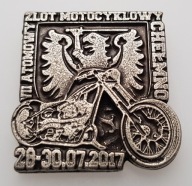 Znaczek, odznaka, blacha zlotowa, motocyklowa No.1936