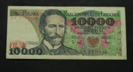 Polska - banknot - 10000 Złotych 1988 rok Seria BR