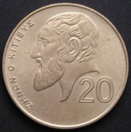 Cypr 20 centów 1998
