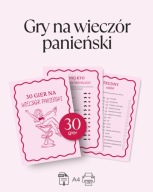 30 GIER NA WIECZÓR PANIEŃSKI - PDF DO DRUKU Produkt Cyfrowy