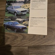 Toyota Starlet Corolla Carina Celica Cressida Crown 1981 j.angielski unikat