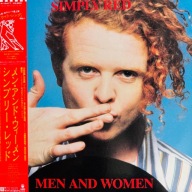 Simply Red Man And Woman EX+/NM Japan Obi LP 1987 WEA P-13477