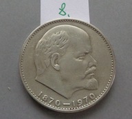 1 RUBEL z 1970 roku ROSJA , 100 LAT URODZIN LENINA 1870 - 1970