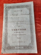 Urkunden notariusz Bogen 1900 r. Pieczęć , duży format, rękopis