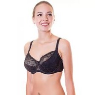 Biustonosz miękki Lanny Mode 11150 Czarny 100D