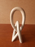 Figurka / rzeźba - węzeł miłości wieczności | kamień mydlany /steatyt?