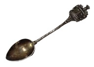 Stara kolekcjonerska łyżeczka suwenir pamiątka srebro pr 800