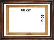 Rama drewniana sosnowa na obraz plakat puzzle 50x60 cm
