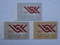 Łotwa - Komitet Olimpijski - Mi.323-25 OPIS ! **