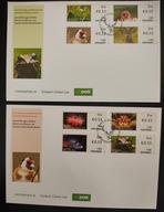 !! ZWIERZĘTA - IRLANDIA 2011 - 2 KOPERTY FDC- STAN BDB !!