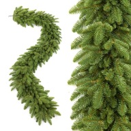GIRLANDA ŚWIĄTECZNA JODŁA 100% PE WYGLĄD NATURALNY 110 CM GĘSTA ZESTAW XXL