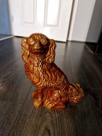CERAMICZNA FIGURKA SPANIEL REPLIKA STAFFORDSHIRE