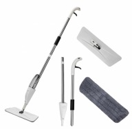 MOP ZE SPRYSKIWACZEM PŁASKI DO MYCIA PODŁOGI + 3x WKŁADY MOPA Z MIKROFIBRY