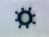 Erekcyjny pierścień żelowy czarny intensyfikacja doznań mocniejsza erekcja