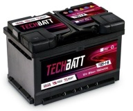 Akumulator 12V 85h 760A P+ obniżany TechBatt TB-85-1-N dowóz montaż