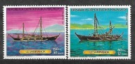 MADAGASKAR - kutry rybackie 1987 ** Mi 1054-5 (2484)