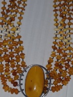 GDAŃSKI MLECZNY BURSZTYN PRZEPIĘKNY NASZYJNIK TYGODNIOWA OBNIŻKA