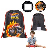 WOREK DZIECIECY DO SZKOLY NA WF DO PRZEDSZKOLA HOT WHEELS DLA CHLOPCA