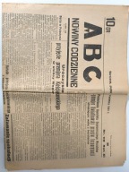 ABC Nowiny Codzienne Obóz Narodowo Radykalny! 1936 żydzi
