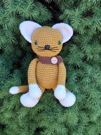 Kot maskotka - handmade szydelko