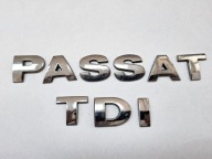 ZNACZEK EMBLEMAT NAPIS LITERY LITERA TYŁ NA KLAPĘ 25MM VW B5 PASSAT TDI