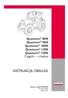 Case Quantum 80N, 90N, 100N, 110N, 120N - instrukcja obsługi ciągników PL