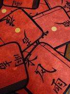 Bieznik i podkładki styl japoński