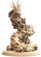 Gloomy Mist Incarnation Tiefling Demon Pinup RPG Druk 3D NSFW