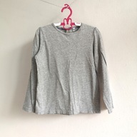 Koszulka dziewczęca M&S 116 długi rękaw bawełniana basic markowa (010)